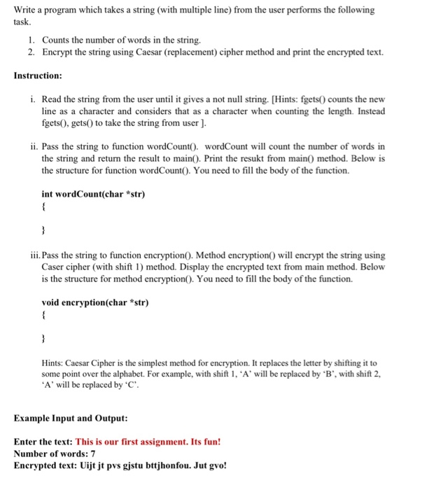 Solved Write a program which takes a string (with multiple | Chegg.com
