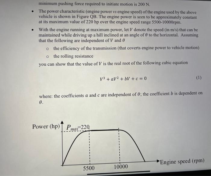Solved A sports car has the following published