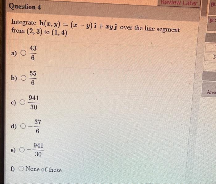 Solved Integrate H X Y Yi Xj Over The Circle Of Radius 4