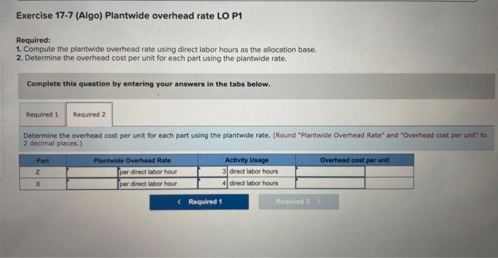 Solved Use The Following Information For The Exercises | Chegg.com