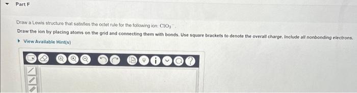 Solved Draw a Lewis structure that satisfies the octet rule | Chegg.com