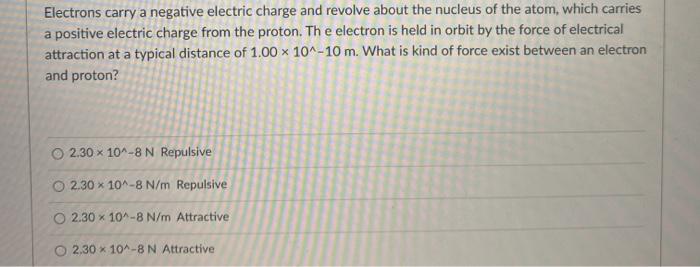 do the nucleus of an atom have a positive electric charge