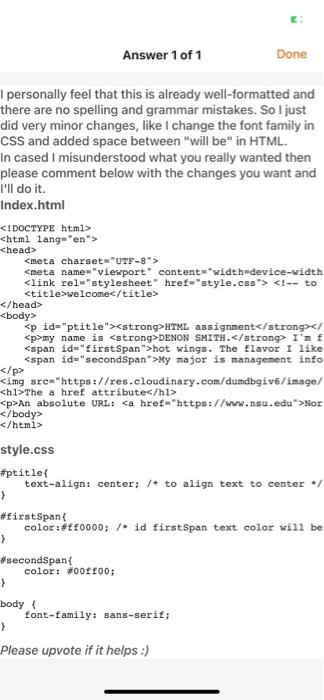 Solved how do i connect the CSS style sheet to HTML file. | Chegg.com