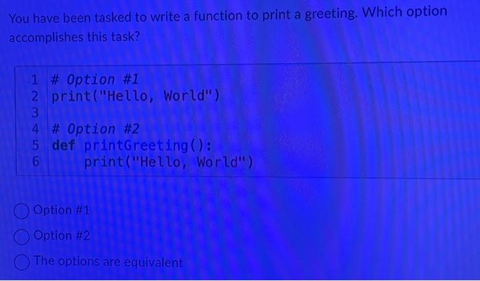Solved You have been tasked to write a function to print a | Chegg.com