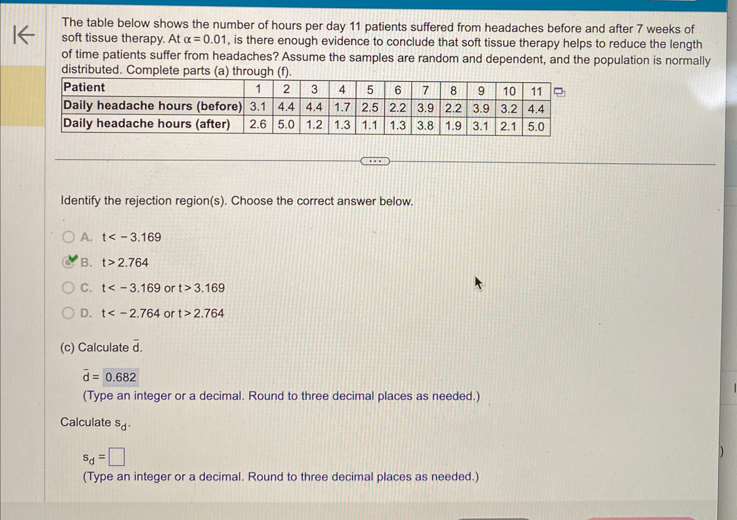Solved The table below shows the number of hours per day 11 | Chegg.com