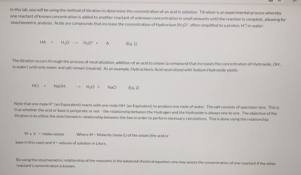 Solved In this lab, you will be using the method of | Chegg.com