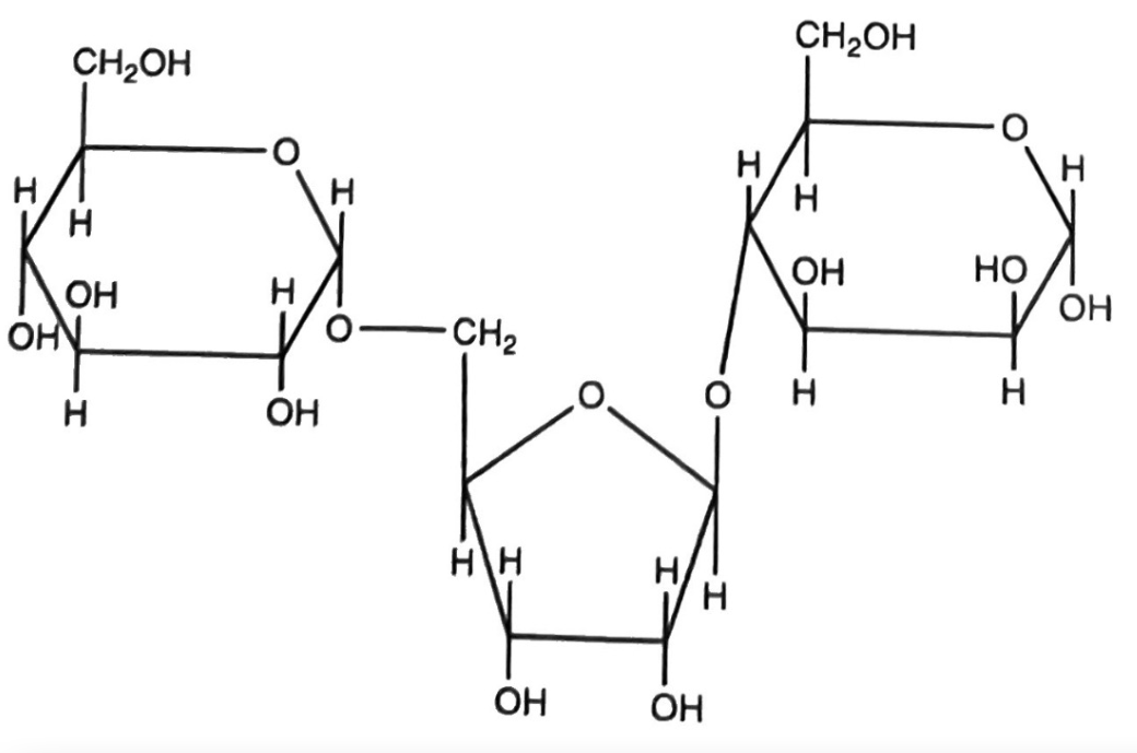 Solved Write the name for the trisaccharide depicted below | Chegg.com