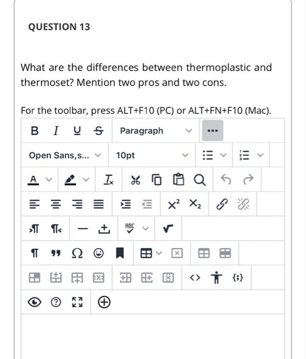 Solved What are the differences between thermoplastic and | Chegg.com