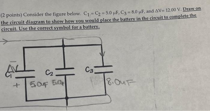 Solved ( 2 points) Consider the figure below. | Chegg.com