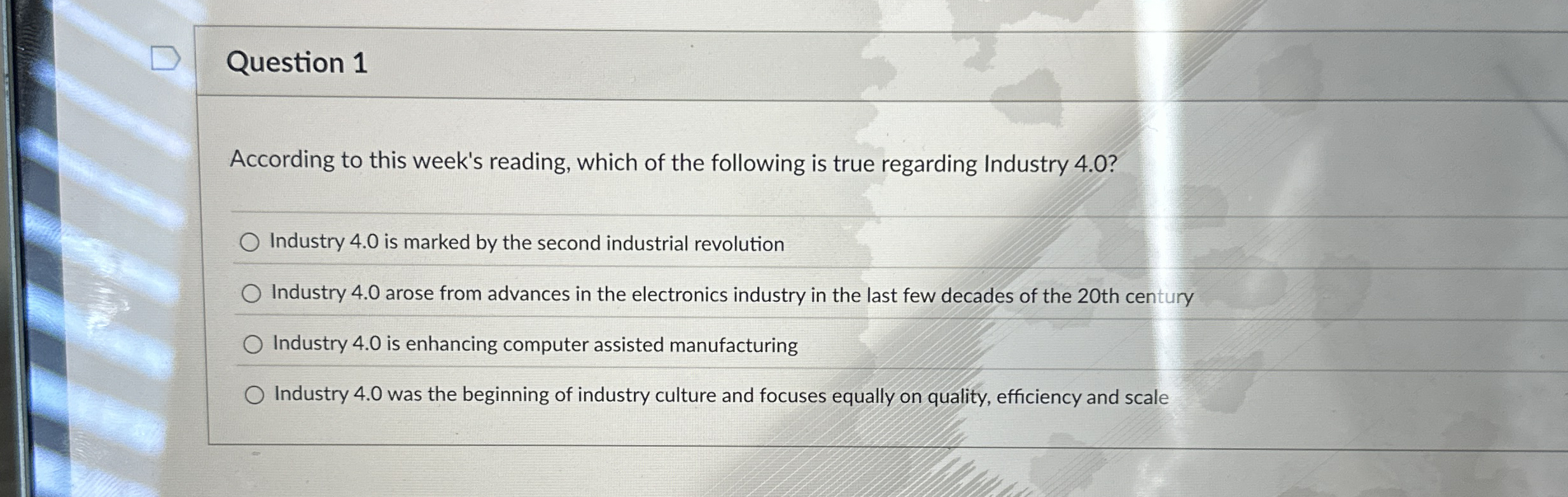 Solved Question 1According to this week's reading, which of