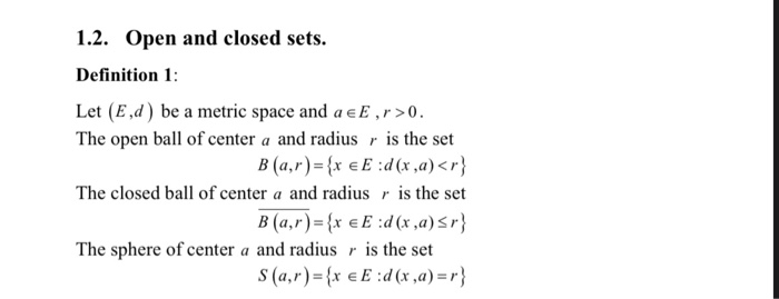 Solved 4. Consider the usual metric space R d where Chegg