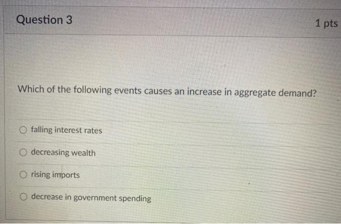 Solved Question 3 1 pts Which of the following events causes | Chegg.com