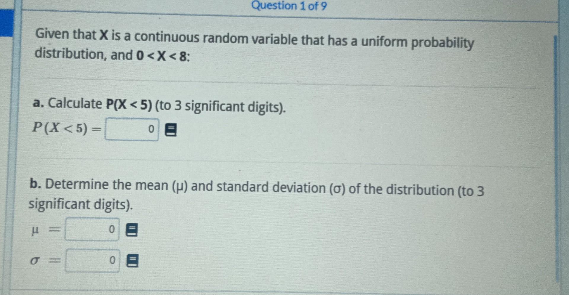 Solved Given that X is a continuous random variable that has | Chegg.com