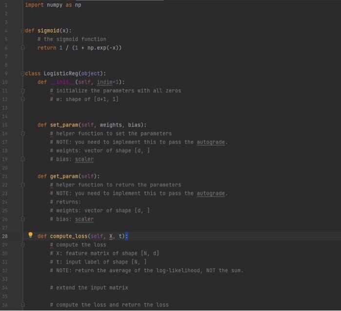 Solved Please write the init, set_param, get_param, | Chegg.com