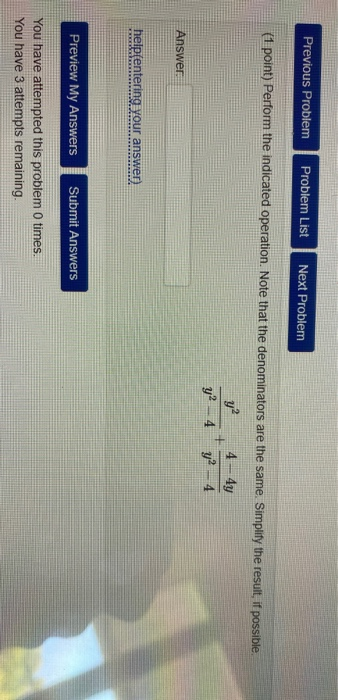 Solved Assignment1: Problem 8 Previous Problem Problem List | Chegg.com