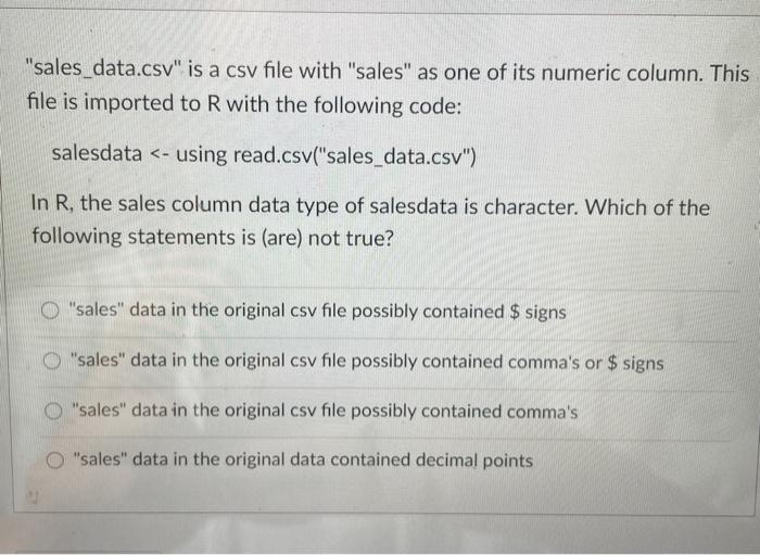 solved-sales-data-csv-is-a-csv-file-with-sales-as-one-of-chegg