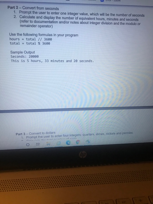 Solved Lab 2 Objective Work with basic input commands. Work | Chegg.com