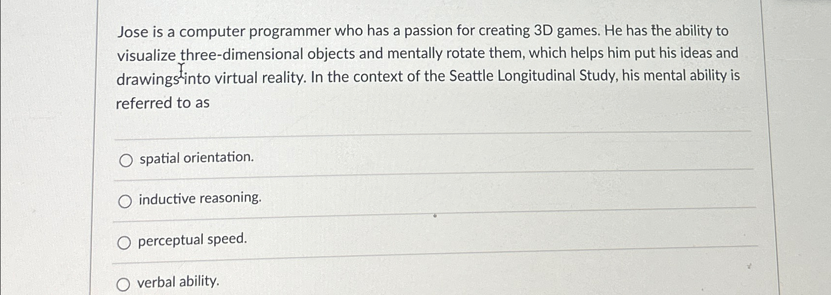 Solved Jose is a computer programmer who has a passion for | Chegg.com