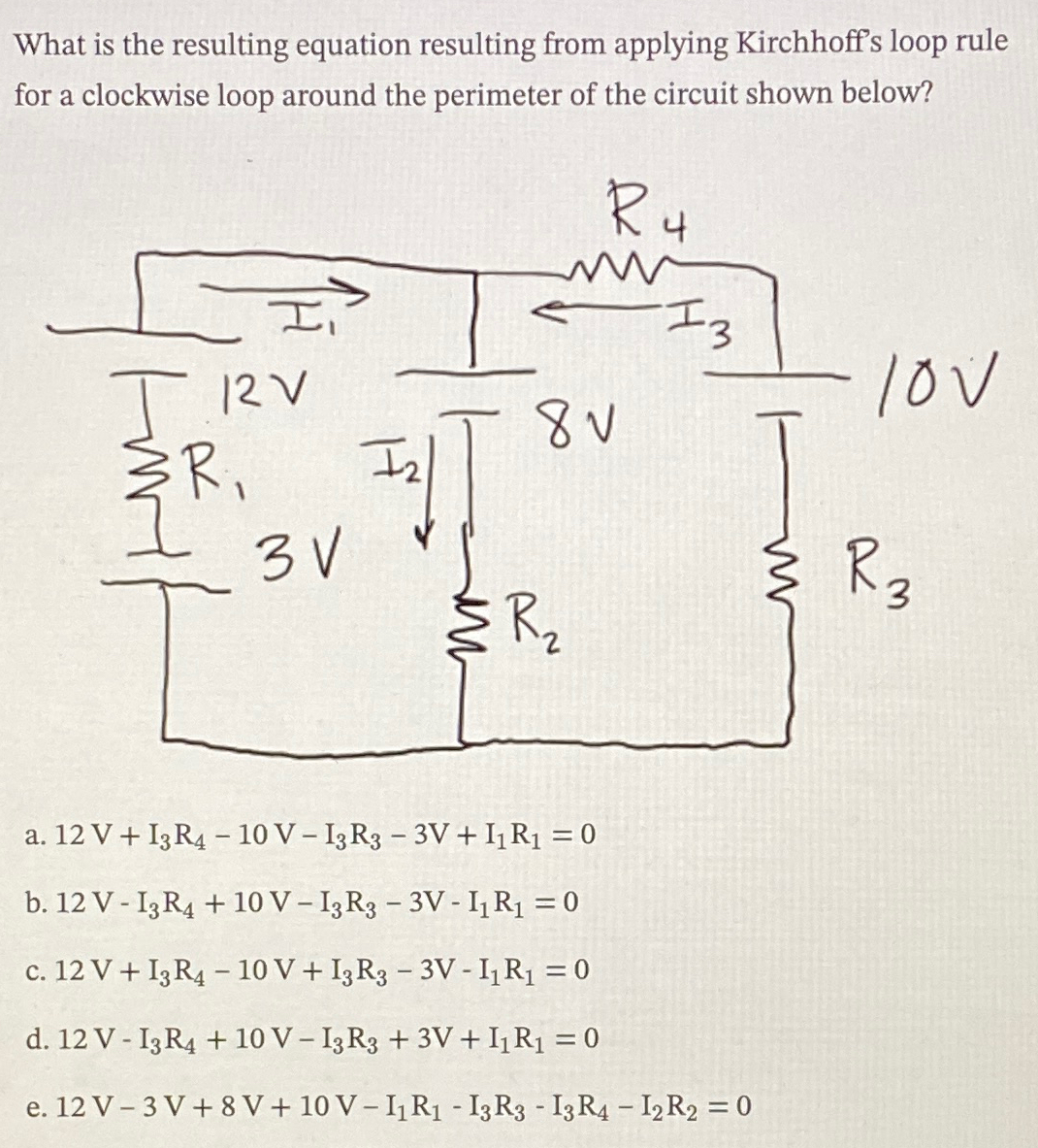Solved What is the resulting equation resulting from | Chegg.com