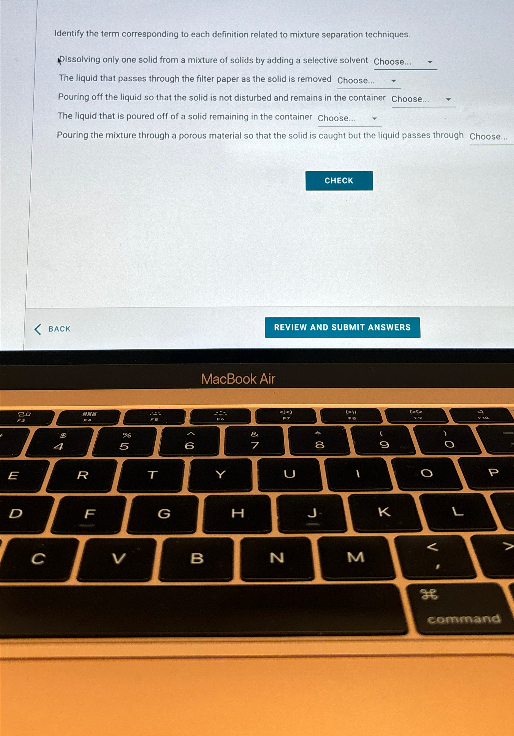 Solved Identify the term corresponding to each definition | Chegg.com