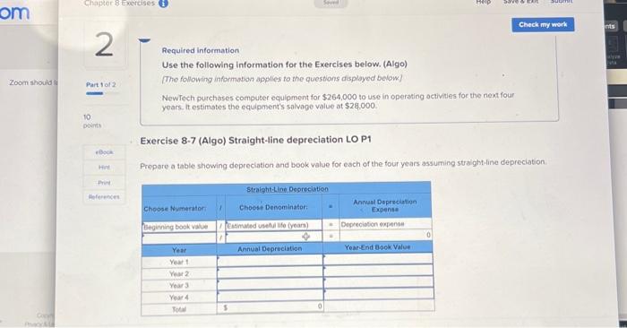 Solved Required information Use the following Information | Chegg.com