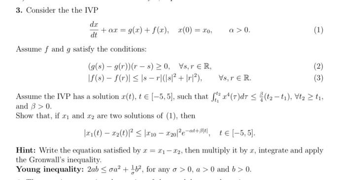 Solved Write The Equation Satisfied By X 1 Then Write Th Chegg Com