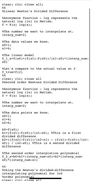 Please solve question 1 using matlab and copy paste | Chegg.com