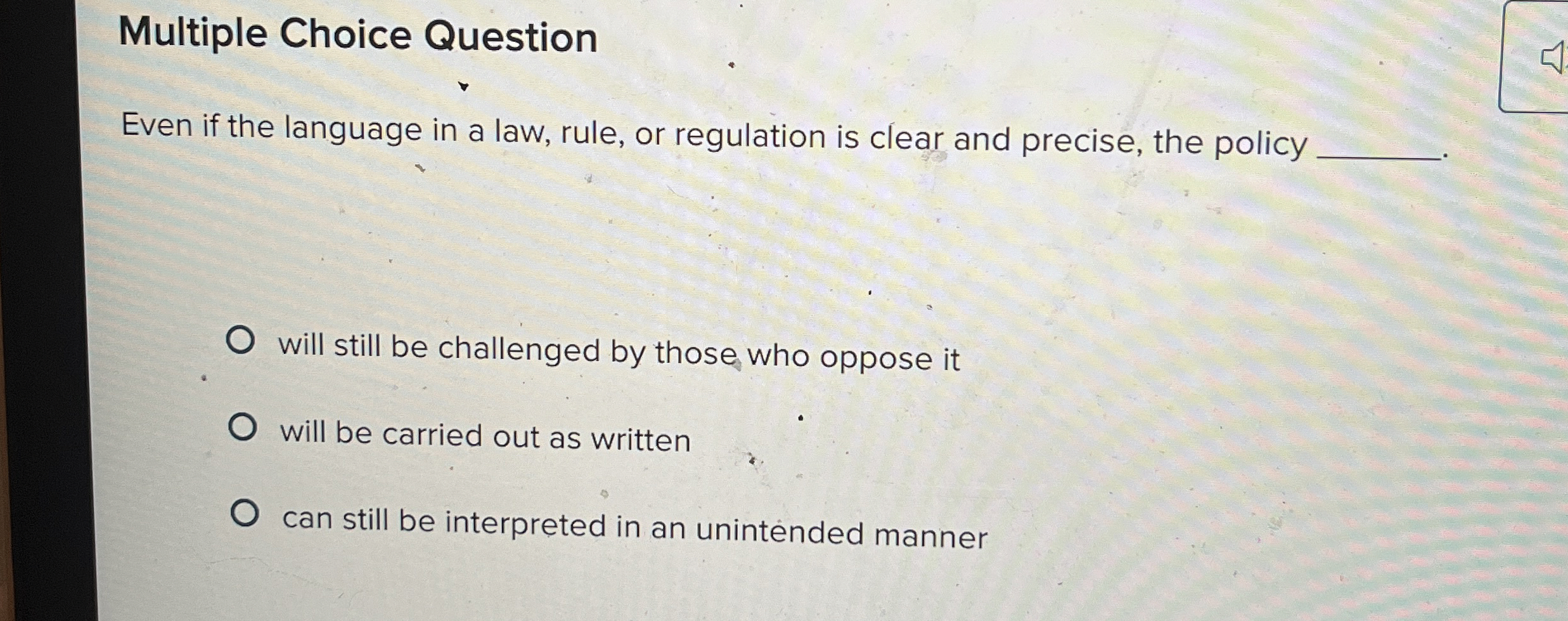 Solved Multiple Choice QuestionEven if the language in a | Chegg.com