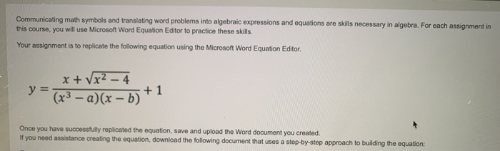 equation editor word without microsoft equation 3.0