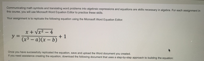 microsoft word equation editor download