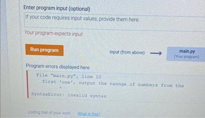 Solved even after typing the corrected answer the program | Chegg.com