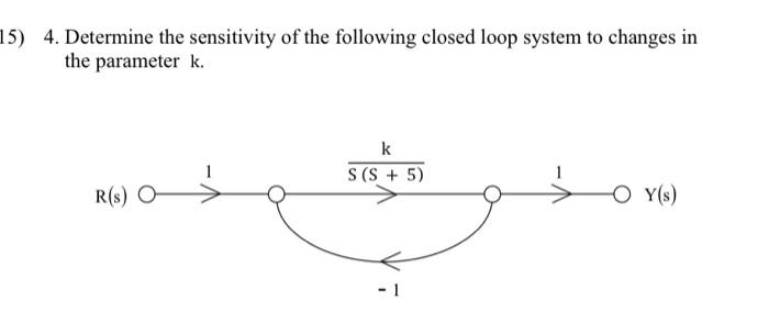 Solved 15) 4. Determine the sensitivity of the following | Chegg.com