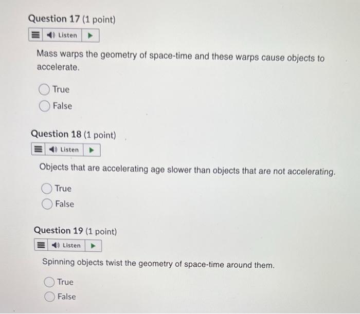 Solved Mass Warps The Geometry Of Space Time And These Warps Chegg