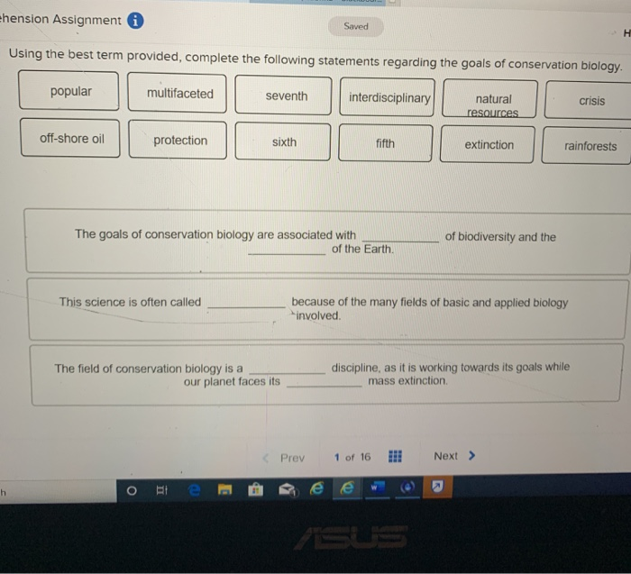 Solved Using The Best Term Provided Complete The Following | Chegg.com