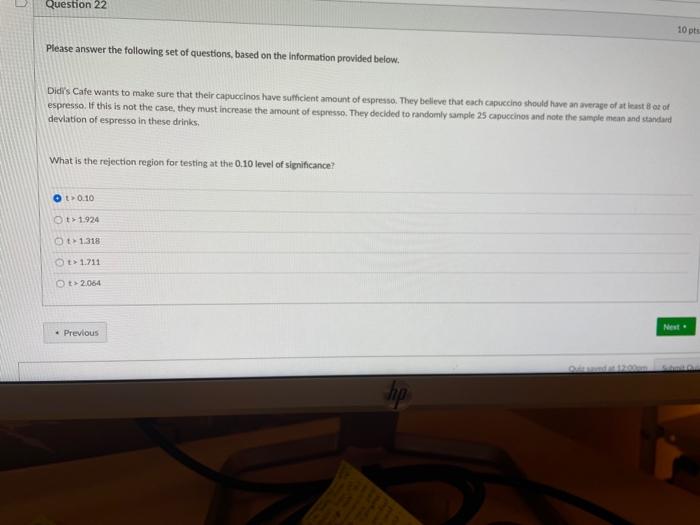 Solved Question 22 10 pts Please answer the following set of | Chegg.com