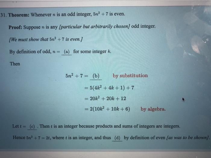 Solved as In each of 28, 29, 30, and 31: a. Rewrite the | Chegg.com
