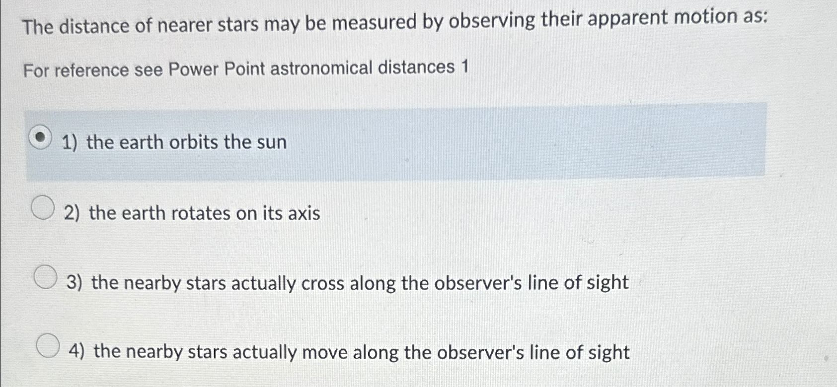 Solved The distance of nearer stars may be measured by | Chegg.com