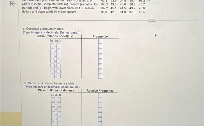 Solved B. Construct A Relative Frequency Table. (Type | Chegg.com ...