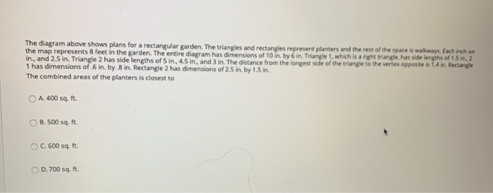 Solved QUESTION 17 냈 The diagram above shows plans for a | Chegg.com