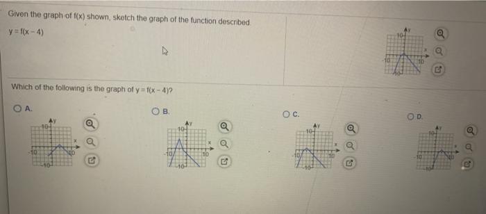 Solved Given The Graph Of F(x) Shown, Sketch The Graph Of | Chegg.com