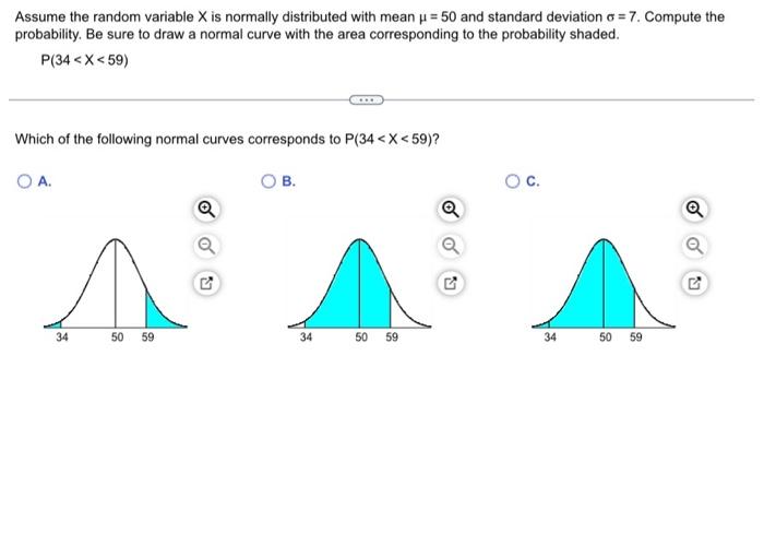 Solved Assume the random variable X is normally distributed | Chegg.com