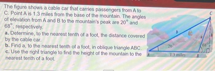 Solved The Figure Shows A Cable Car That Carries Passengers | Chegg.com