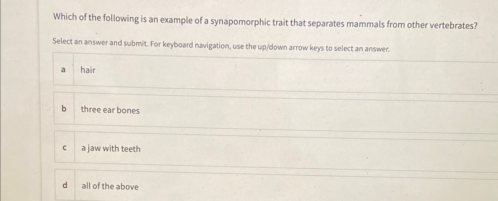 Solved Which of the following is an example of a | Chegg.com