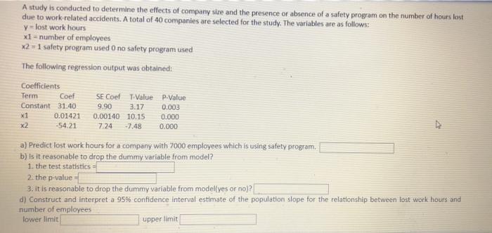 Solved A study is conducted to determine the effects of | Chegg.com