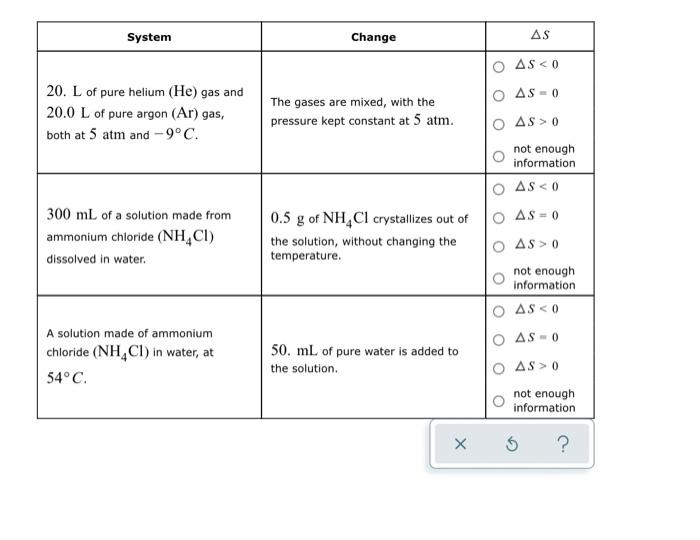 Solved describe the entropy of a system pleaee | Chegg.com