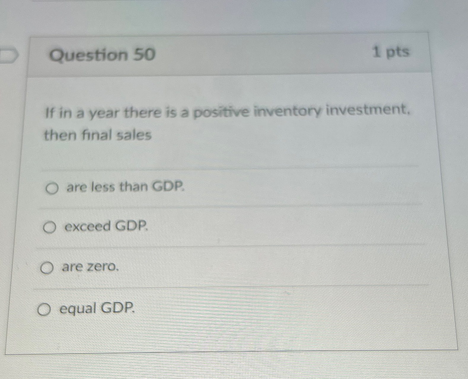 Solved Question 501 ﻿ptsIf in a year there is a positive | Chegg.com