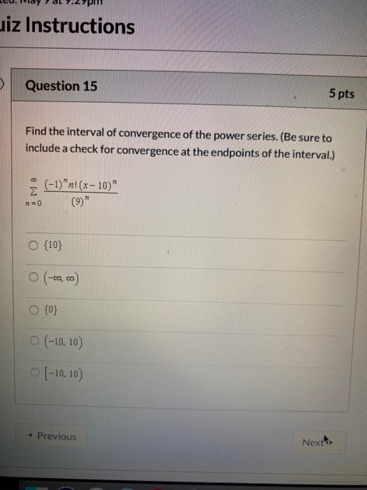 Solved .ay 07:47 iz Instructions Question 15 5 pts Find the | Chegg.com