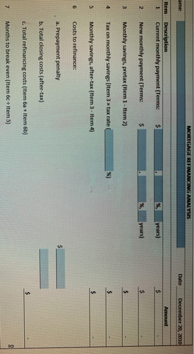 Use Worksheet 5.4. Daisy Tran Purchased A Condomin... | Chegg.com