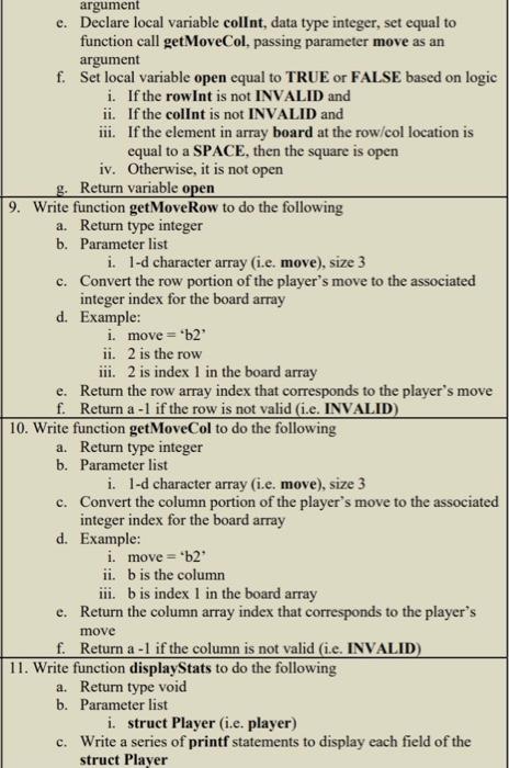 Solved C ProgrammingPlease complete 1 to 11 in the | Chegg.com