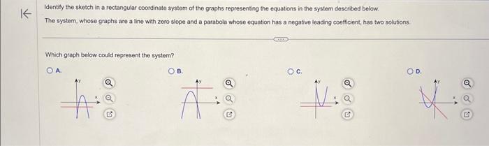 Solved The system, whose graphs are a line with zero slope | Chegg.com
